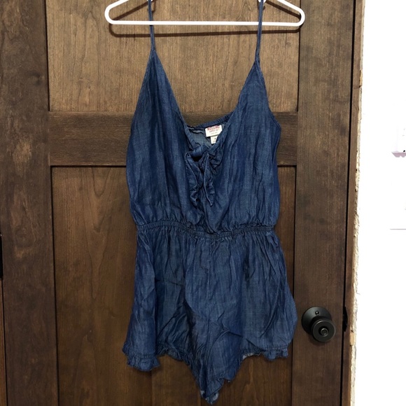 Mossimo Supply Co. Pants - Denim Romper